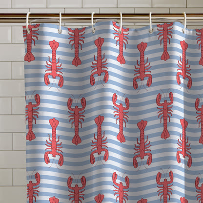 Catherine Lansfield Lobster Shower Curtain