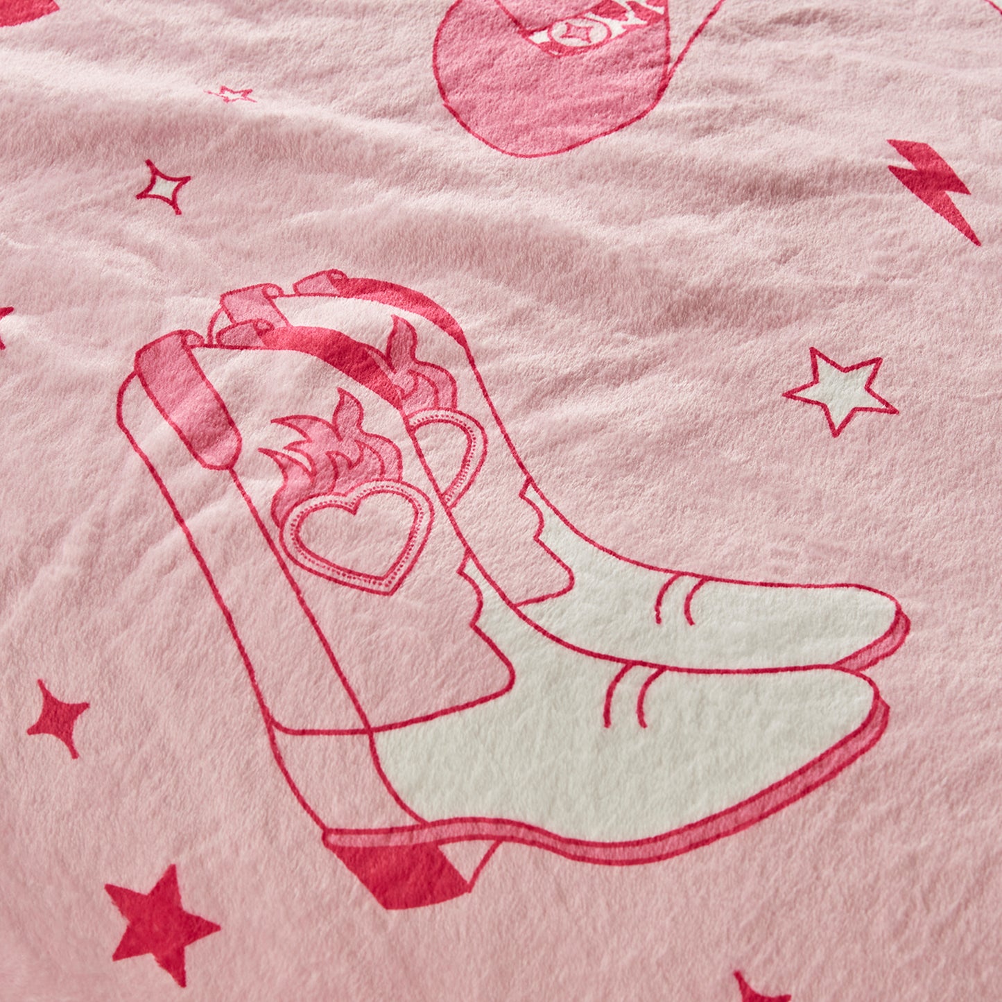 Sassy B Cowgirl Boot Throw