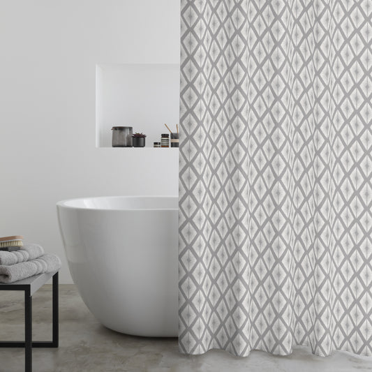 Catherine Lansfield Aztec Diamond Shower Curtain