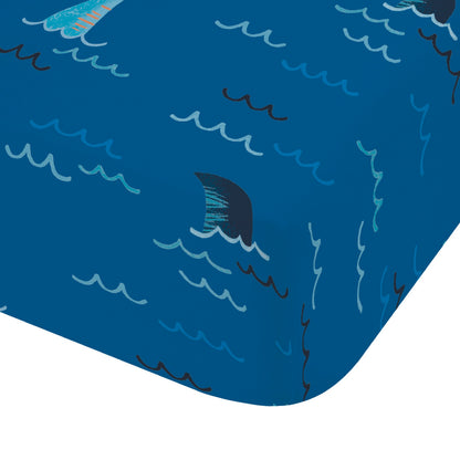 Catherine Lansfield Jawsome Shark Fitted Sheet