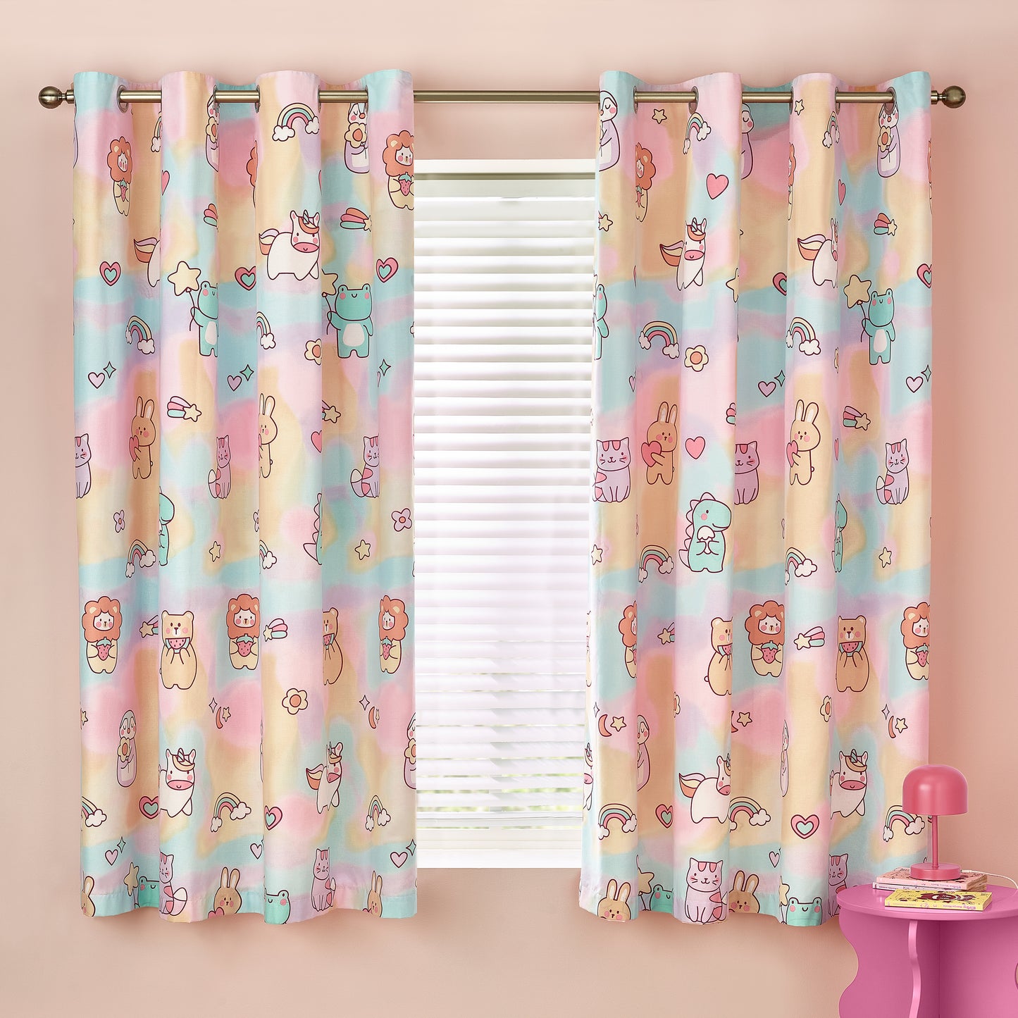 Catherine Lansfield Forever Together Eyelet Curtains