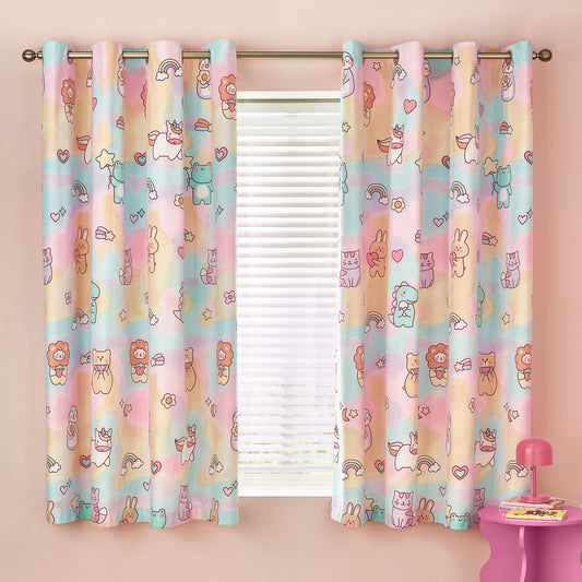 Catherine Lansfield Forever Together Eyelet Curtains