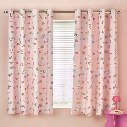 Catherine Lansfield Forever Together Eyelet Curtains