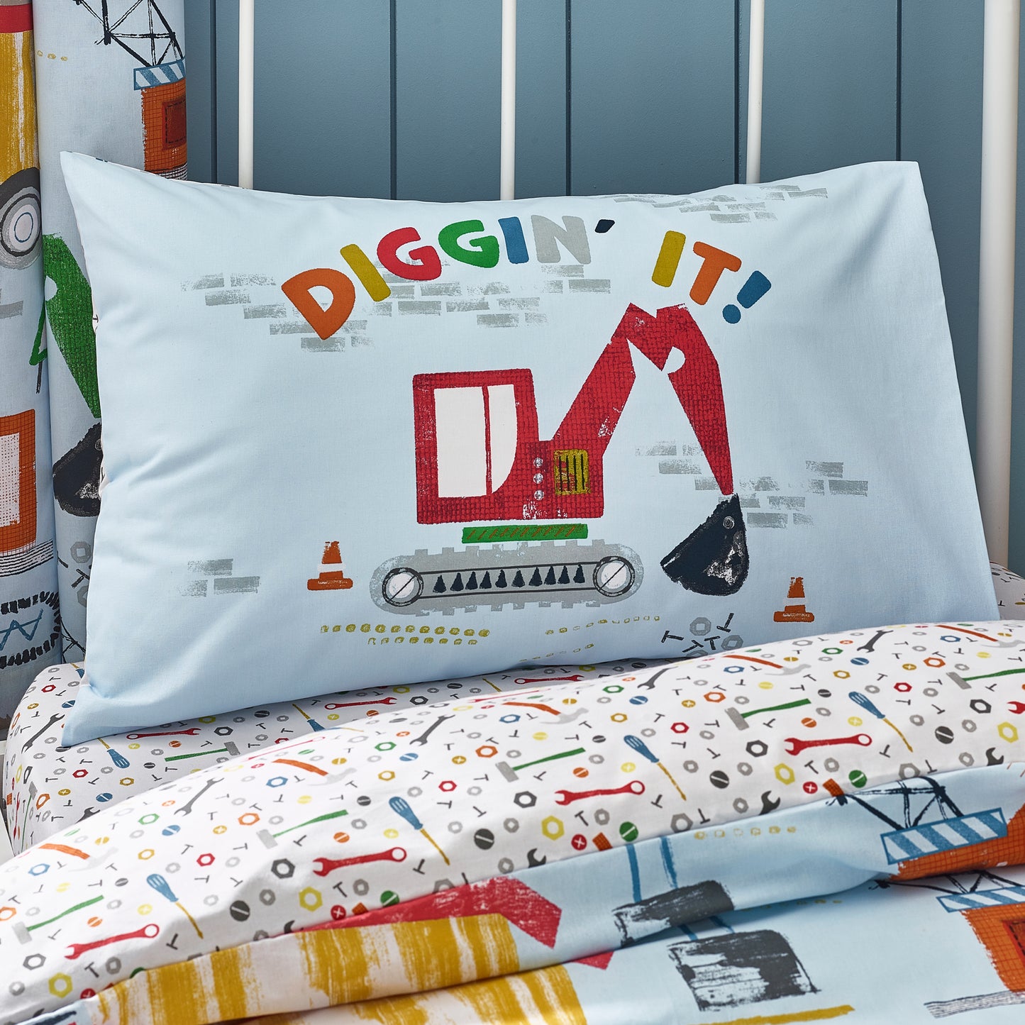 Catherine Lansfield Digger Dreams Duvet Cover Set