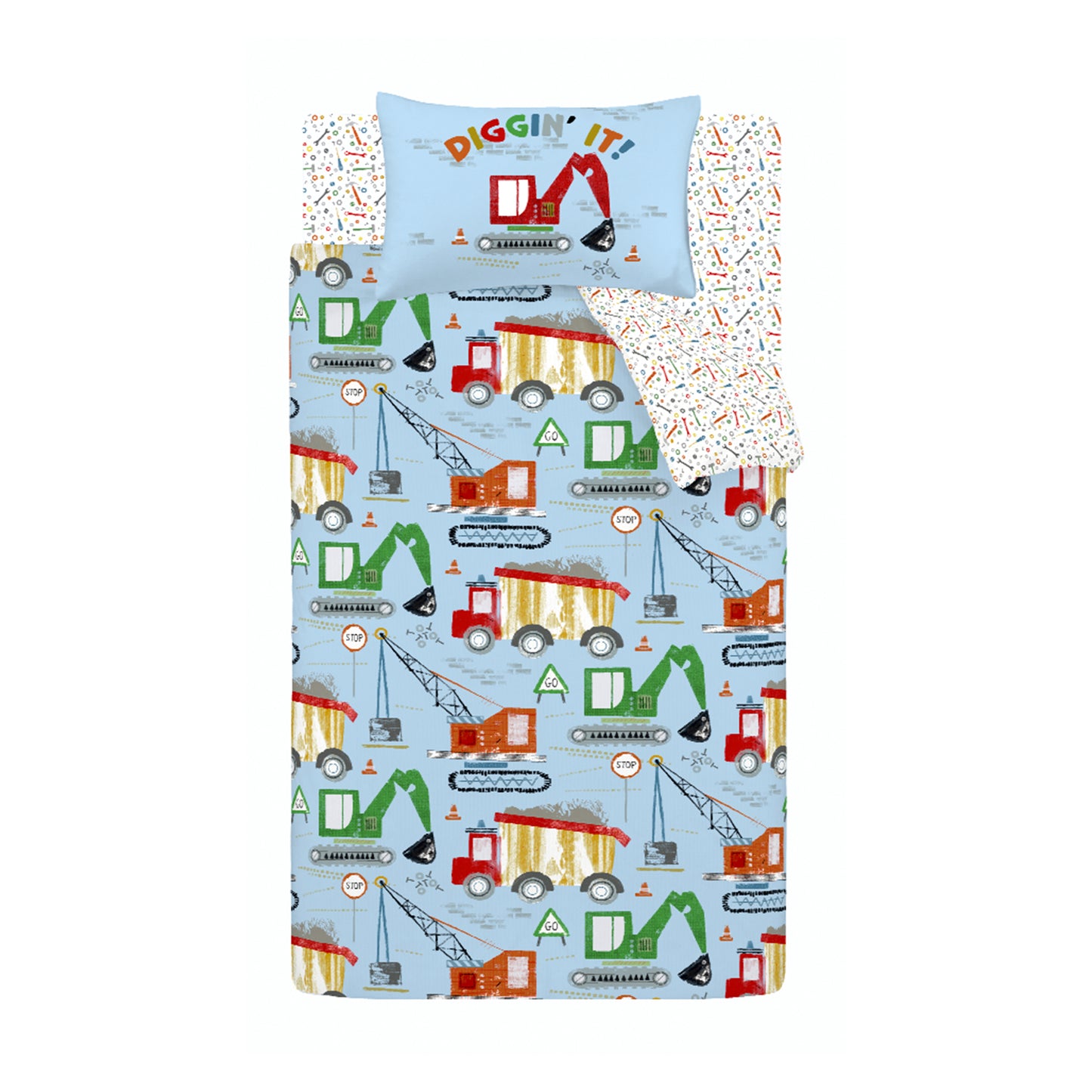 Catherine Lansfield Digger Dreams Duvet Cover Set