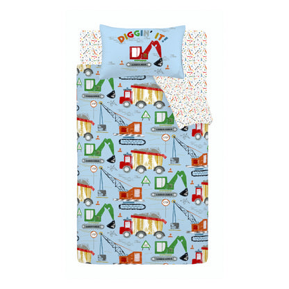 Catherine Lansfield Digger Dreams Duvet Cover Set