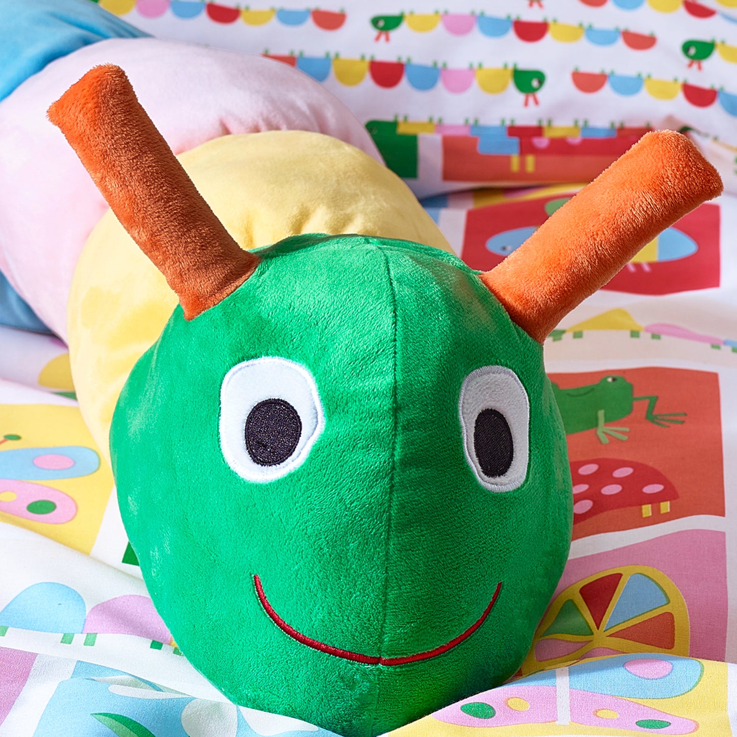 Catherine Lansfield Charlee Caterpillar 3D Cushion
