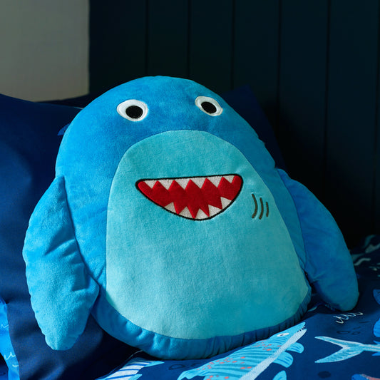 Catherine Lansfield Sheldon The Shark 3D Cushion