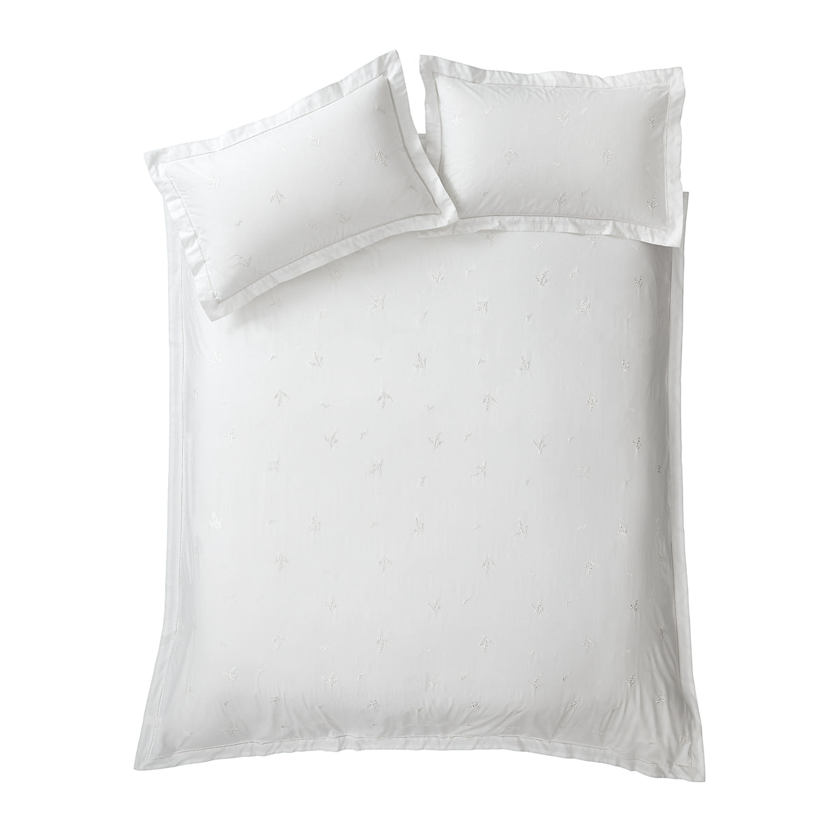 Bianca Lottie Embroidery Duvet Cover Set - White
