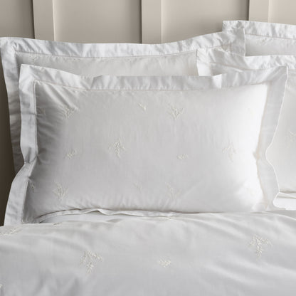 Bianca Lottie Embroidery Duvet Cover Set - White