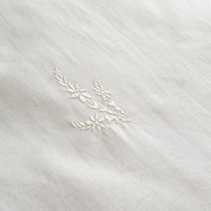 Bianca Lottie Embroidery Duvet Cover Set - White