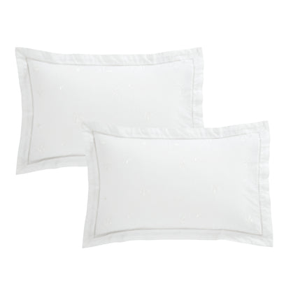 Bianca Lottie Embroidery Duvet Cover Set - White