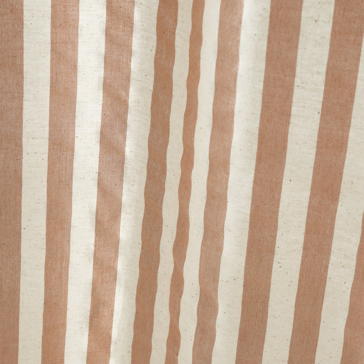 Pineapple Elephant Zanzibar Yarn Dyed Stripe Tie Top Voile Panel - Clay