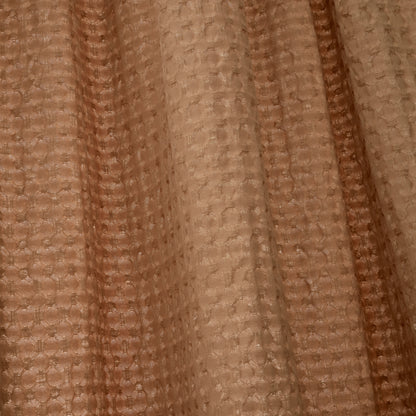 Pineapple Elephant Muscat Waffle Slot Top Voile Panel - Caramel
