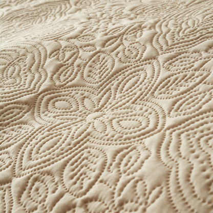 Pineapple Elephant Casablanca Pinsonic Duvet Cover Set - Natural