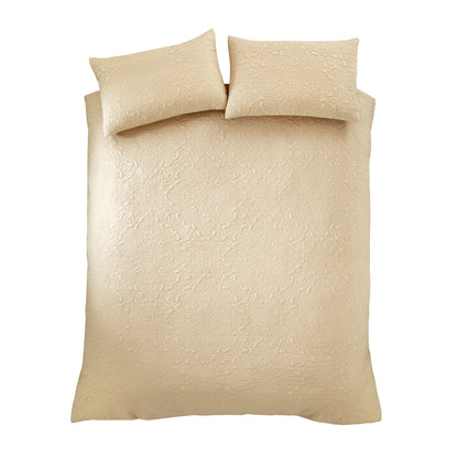 Pineapple Elephant Casablanca Pinsonic Duvet Cover Set - Natural