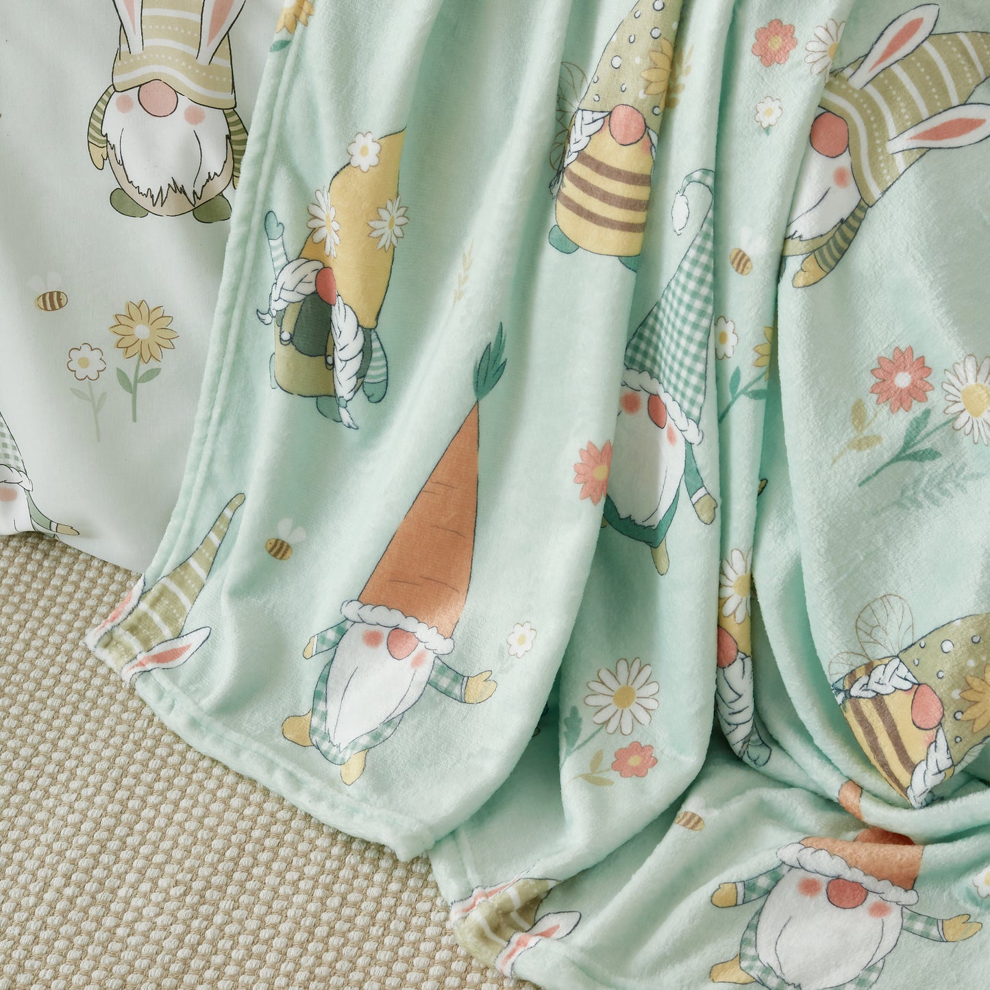 Catherine Lansfield Spring Gonks Throw