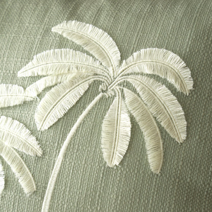 Catherine Lansfield Paradiso Palm Filled Cushion - Sage