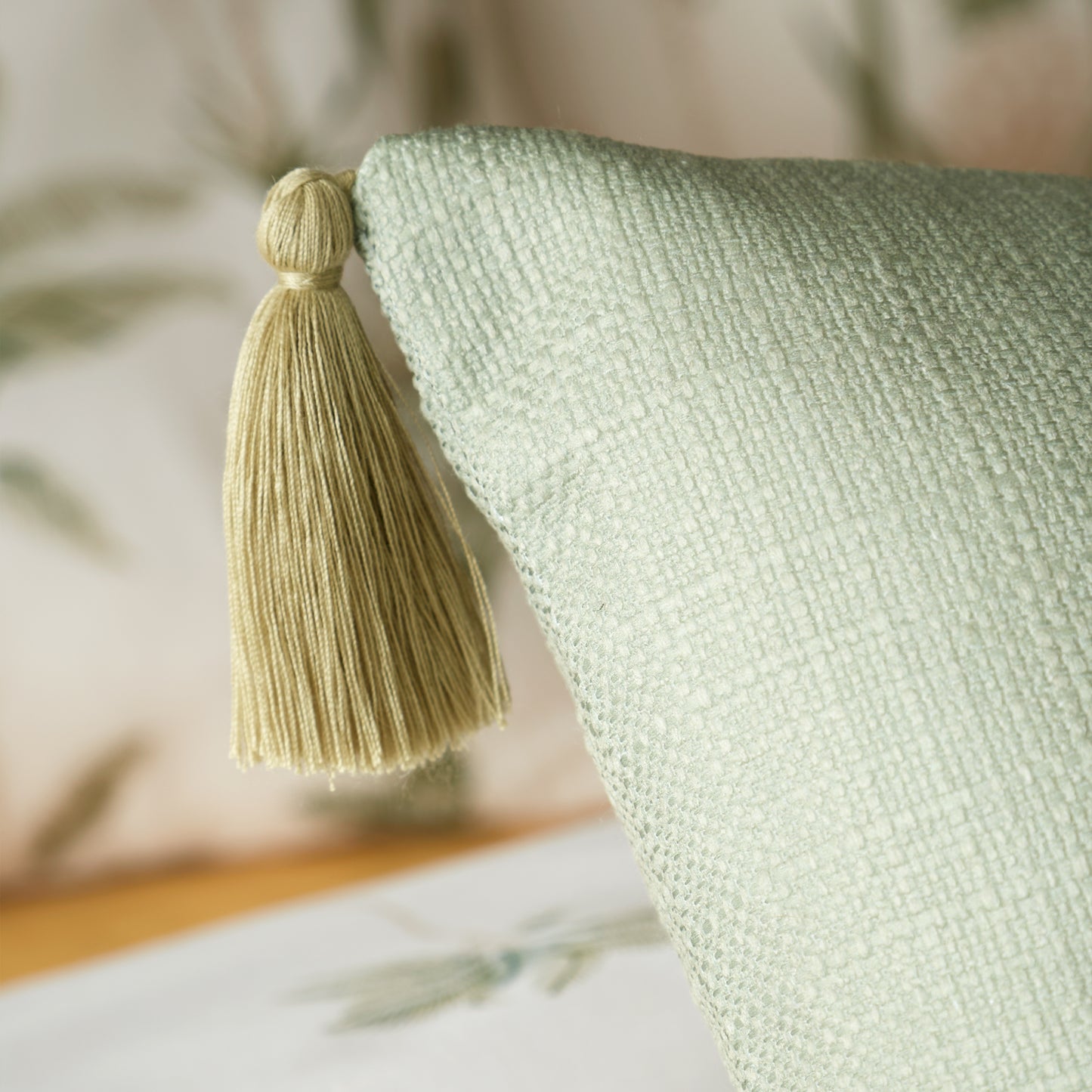 Catherine Lansfield Paradiso Palm Filled Cushion - Sage