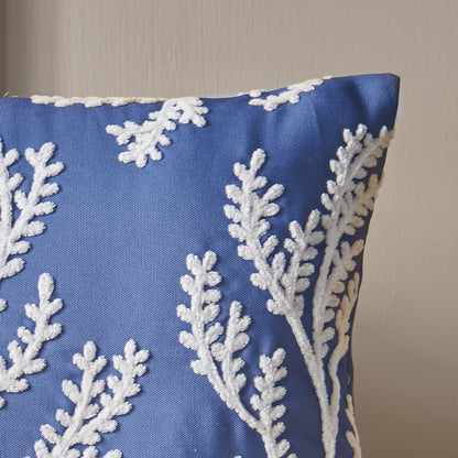Catherine Lansfield Coral Leaf Filled Cushion
