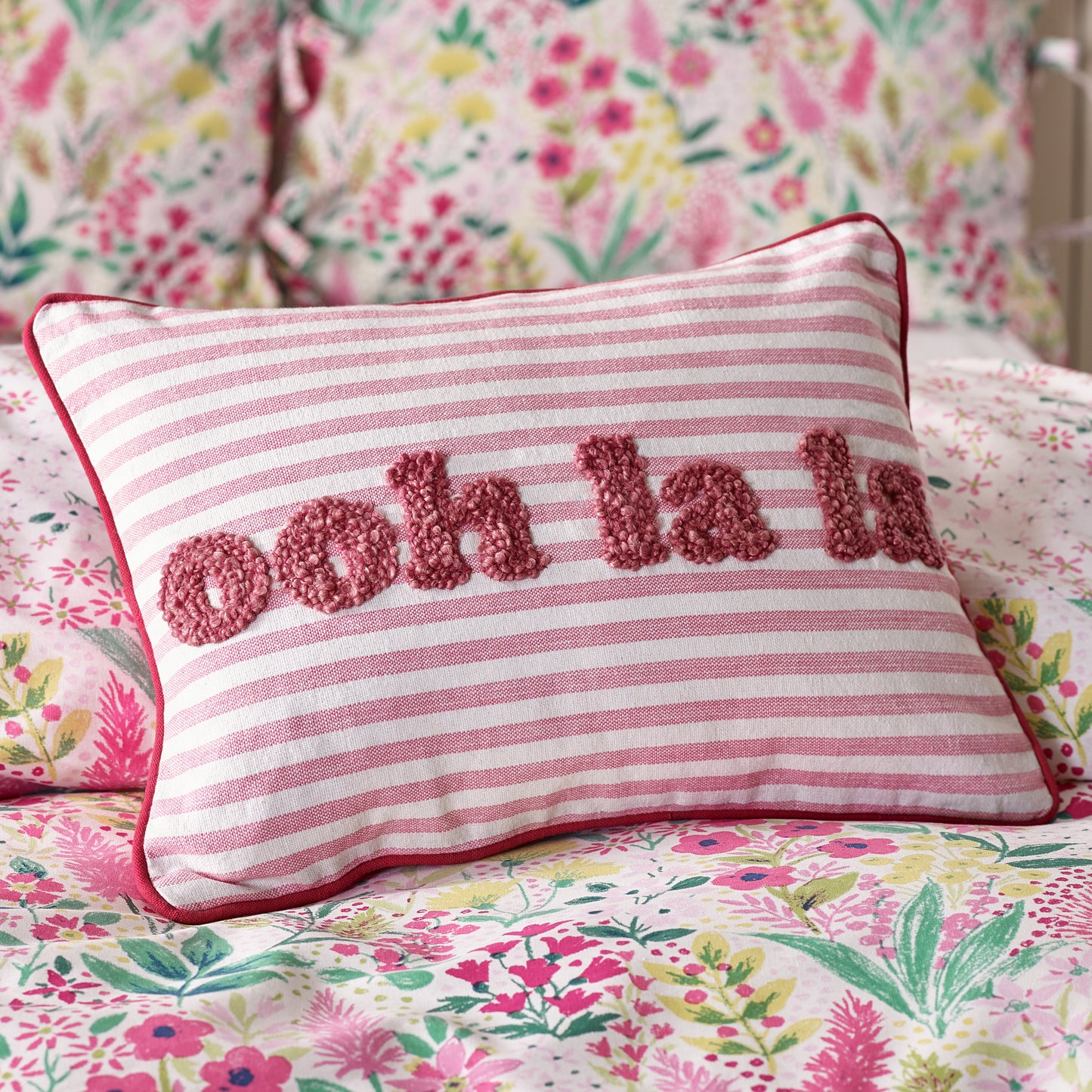 Catherine Lansfield Ooh La La Filled Cushion