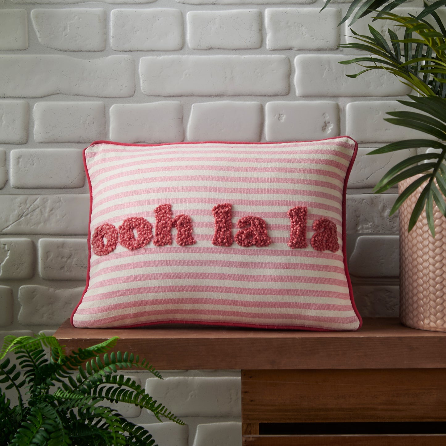 Catherine Lansfield Ooh La La Filled Cushion