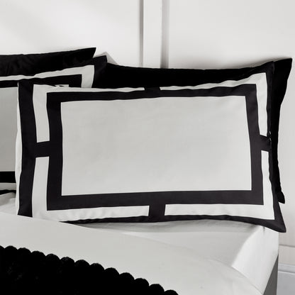 Catherine Lansfield So Soft Mono Panel Duvet Cover Set
