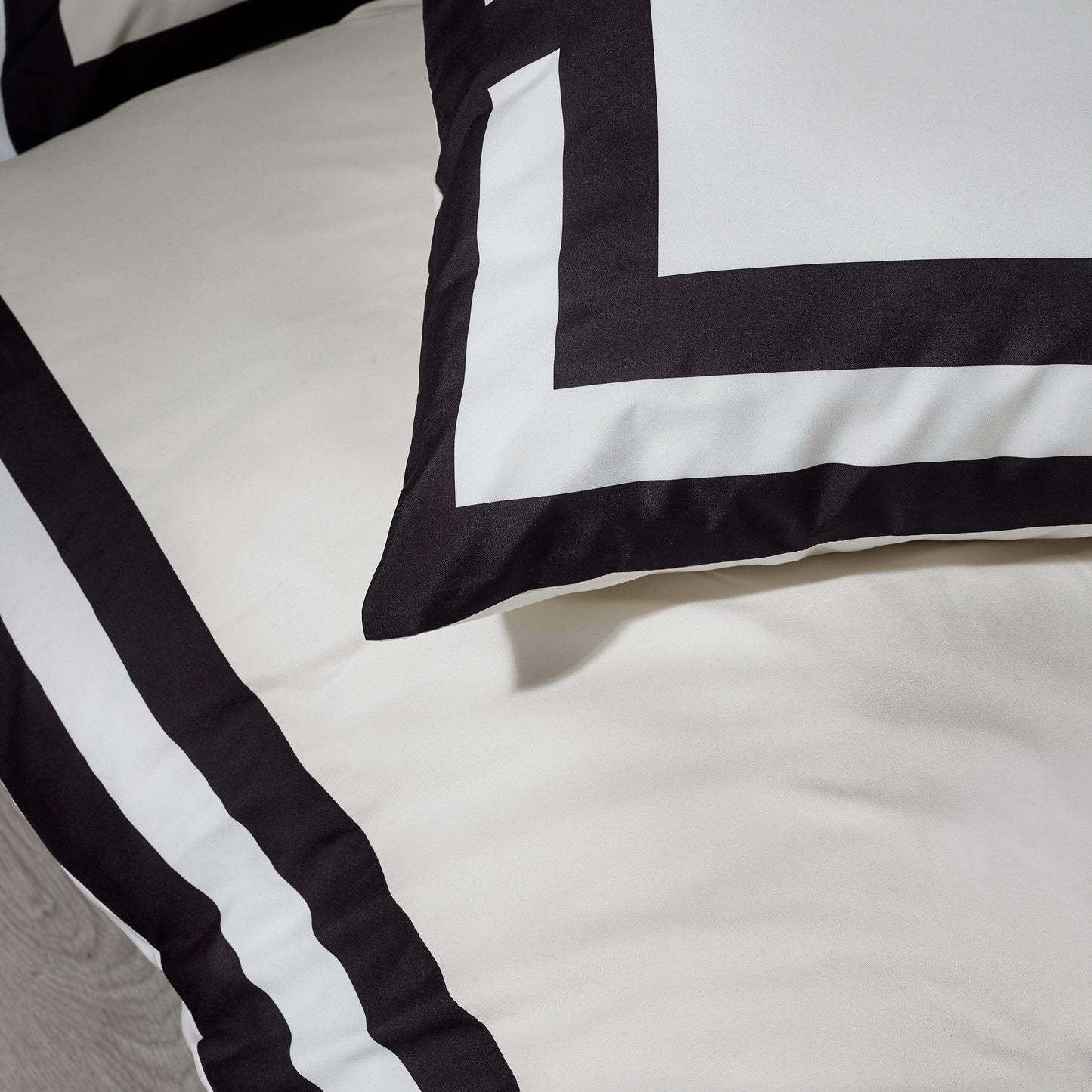 Catherine Lansfield So Soft Mono Panel Duvet Cover Set