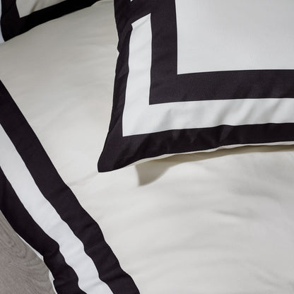 Catherine Lansfield So Soft Mono Panel Duvet Cover Set