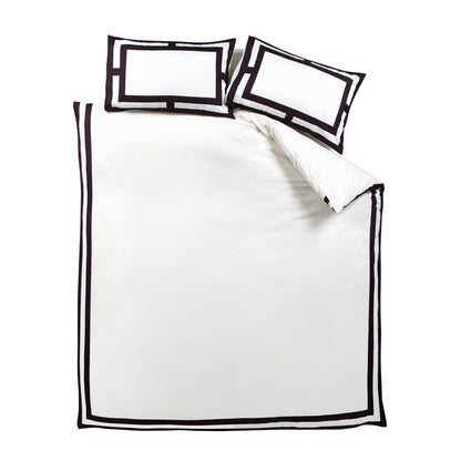Catherine Lansfield So Soft Mono Panel Duvet Cover Set