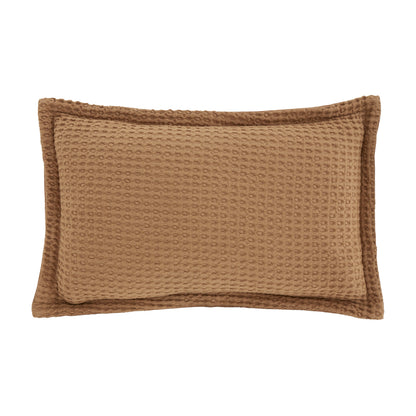 Pineapple Elephant Jaipur Waffle Filled Cushion - Caramel