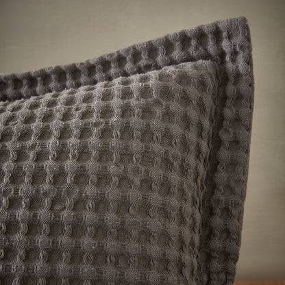 Pineapple Elephant Jaipur Waffle Filled Cushion - Grey