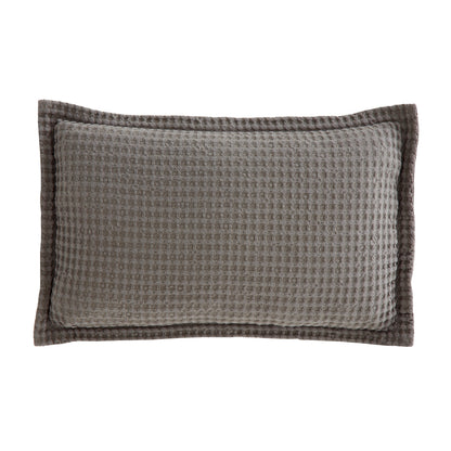 Pineapple Elephant Jaipur Waffle Filled Cushion - Grey