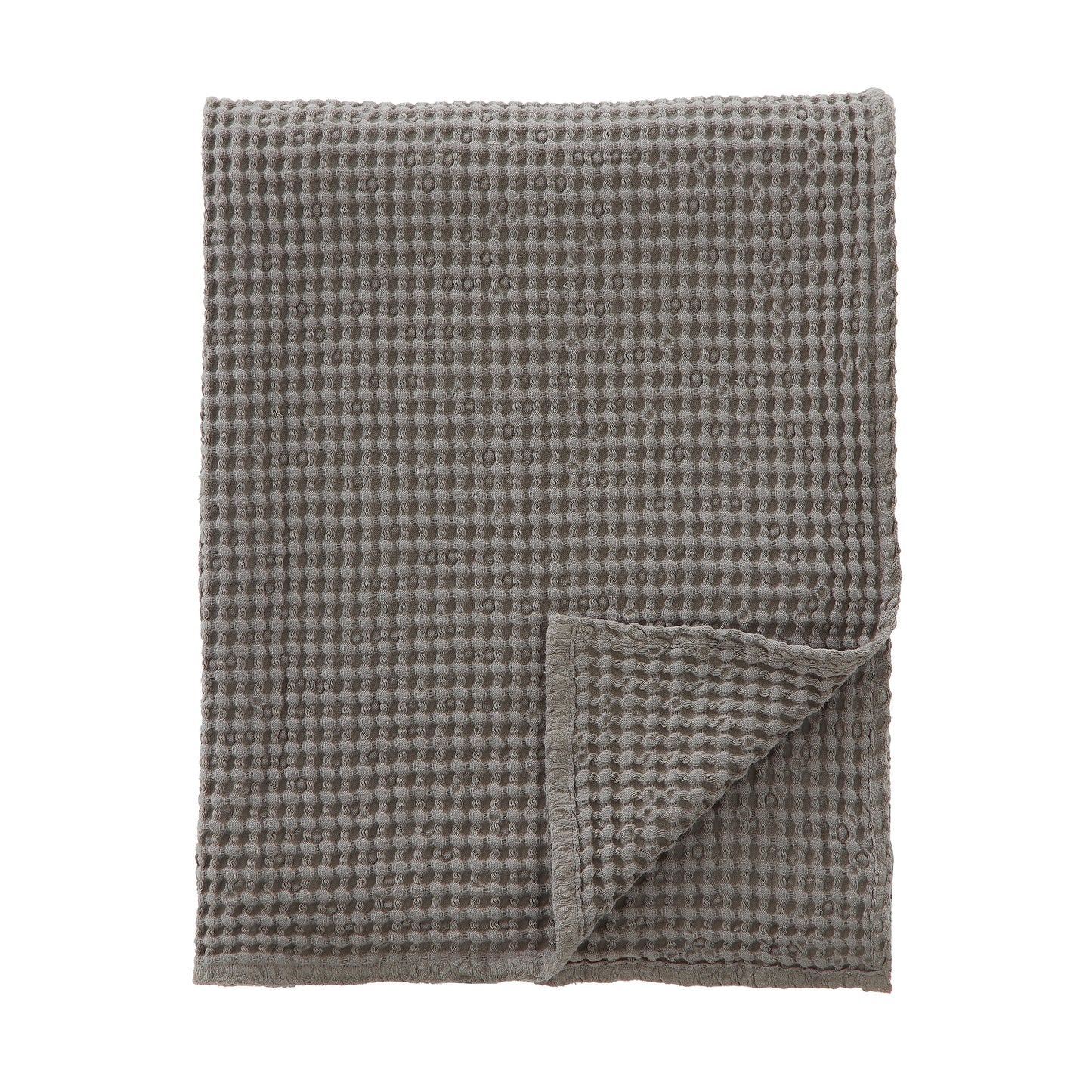 Pineapple Elephant Jaipur Waffle Throw - Grey