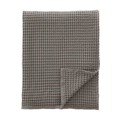 Pineapple Elephant Jaipur Waffle Throw - Grey