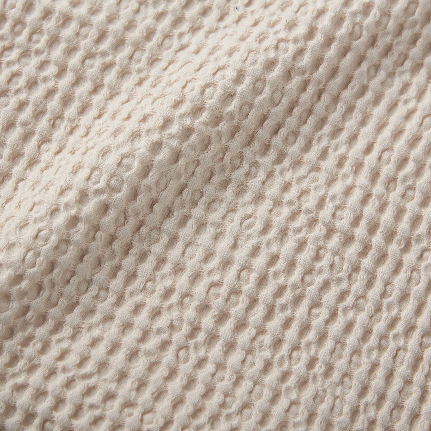 Pineapple Elephant Jaipur Waffle Throw - Natural