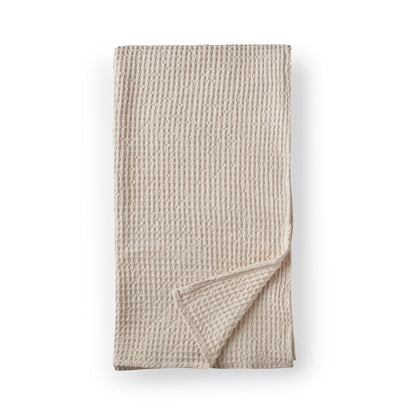 Pineapple Elephant Jaipur Waffle Throw - Natural