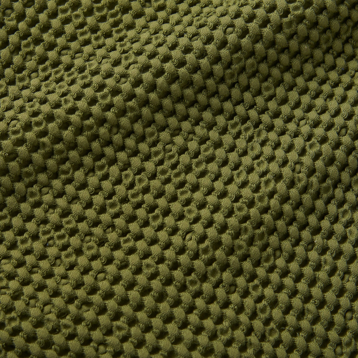 Pineapple Elephant Jaipur Waffle Filled Cushion - Olive