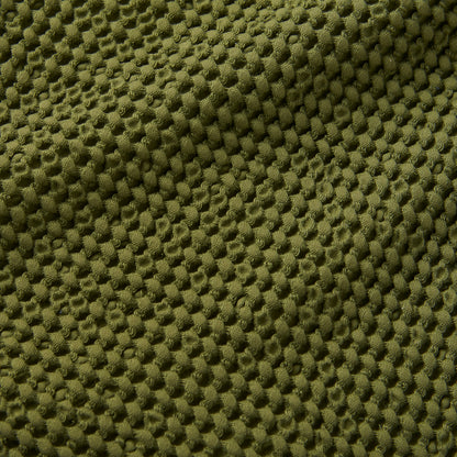 Pineapple Elephant Jaipur Waffle Filled Cushion - Olive