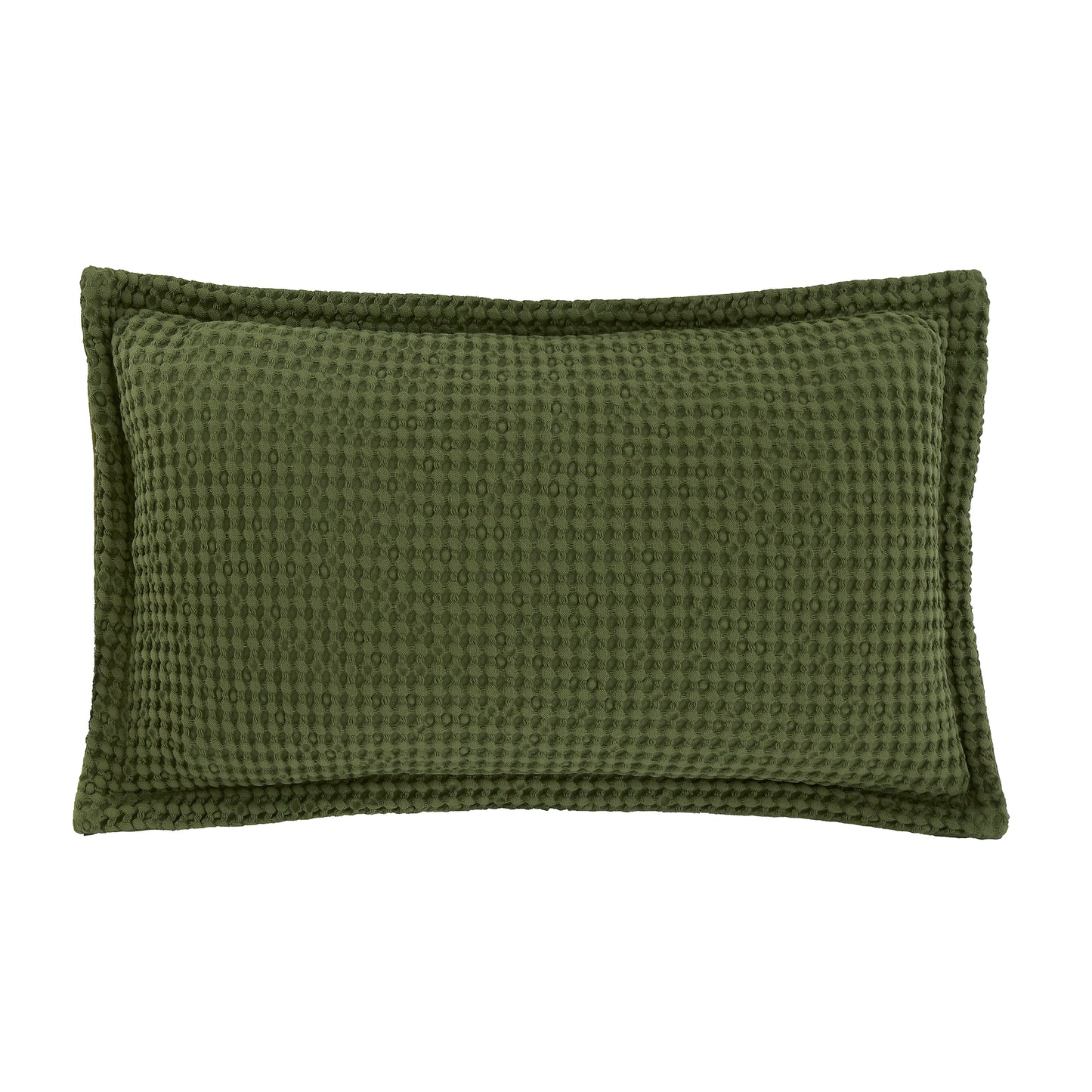 Pineapple Elephant Jaipur Waffle Filled Cushion - Olive