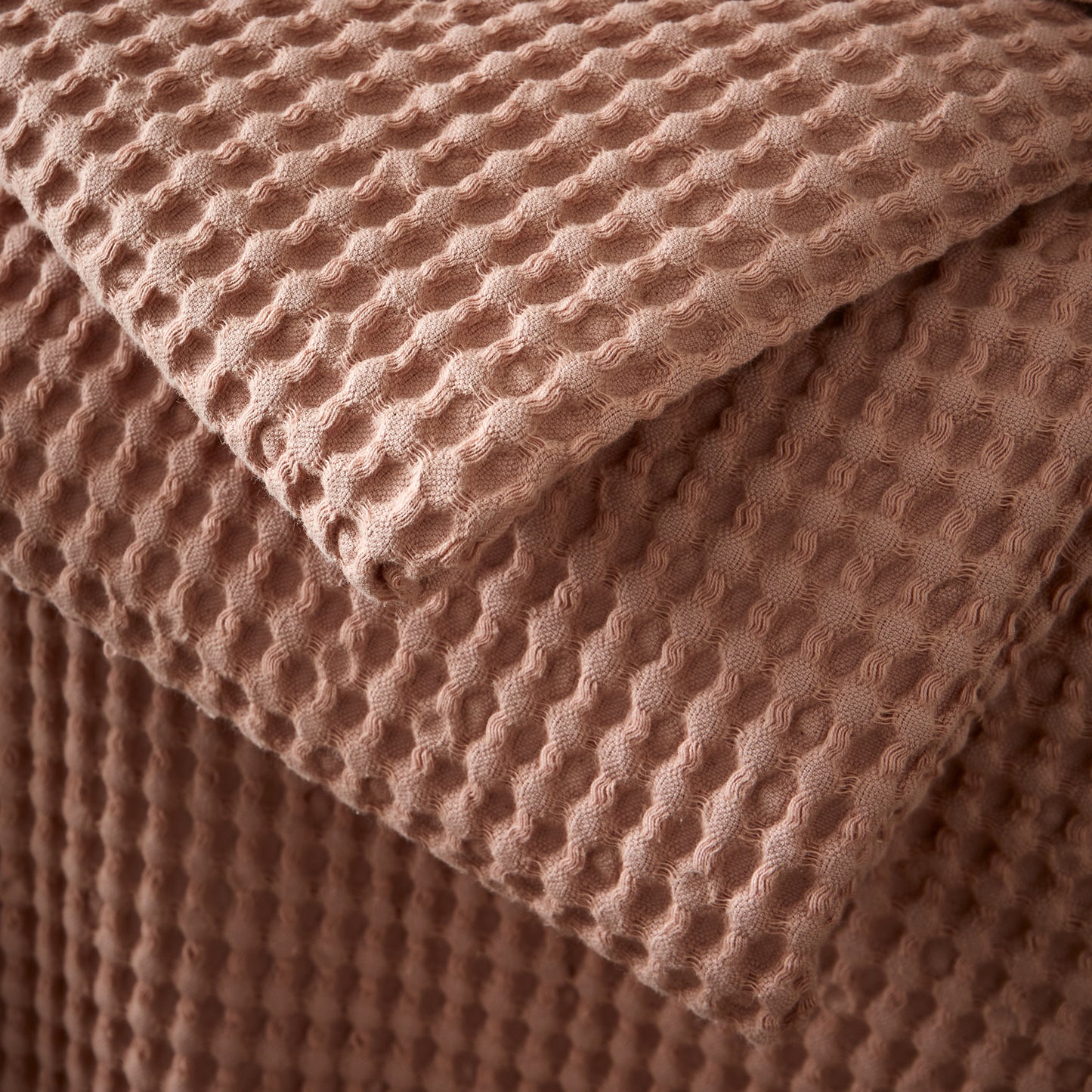 Pineapple Elephant Jaipur Waffle Throw - Pink