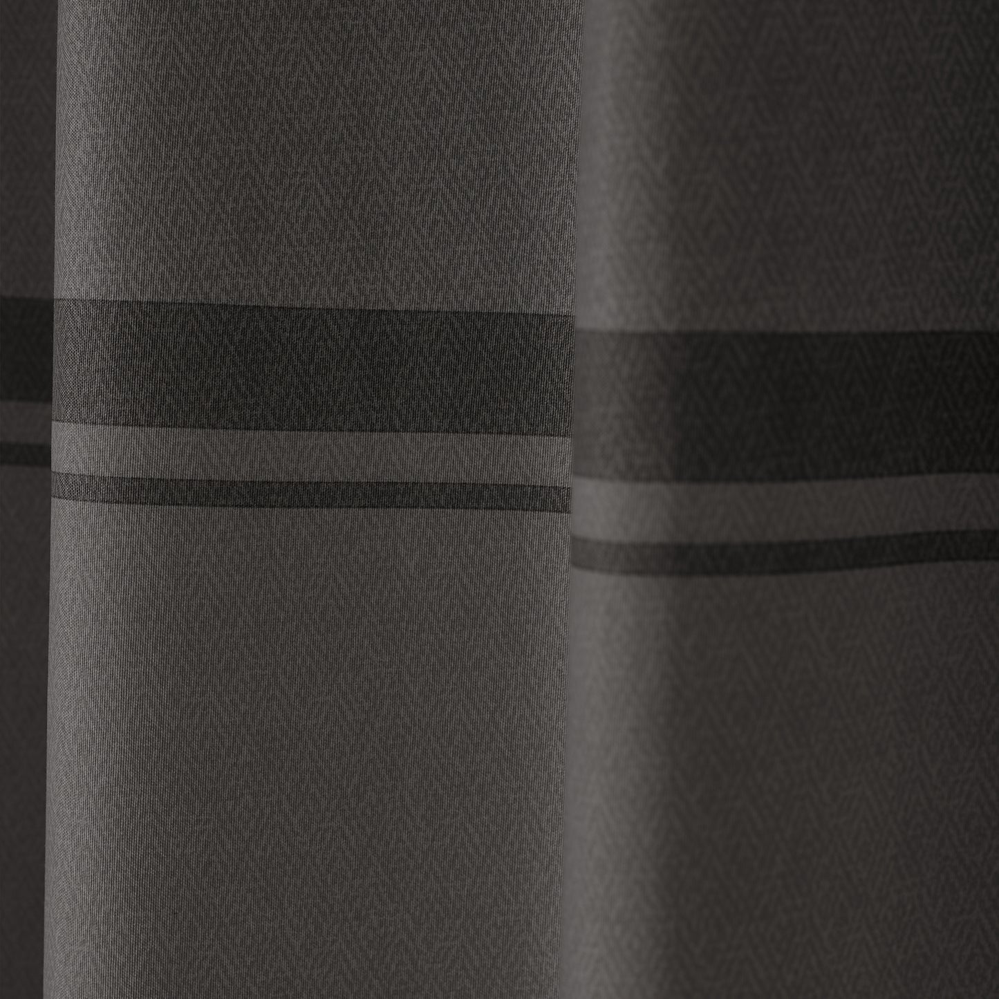 Catherine Lansfield Melville Lined Eyelet Curtains - Grey