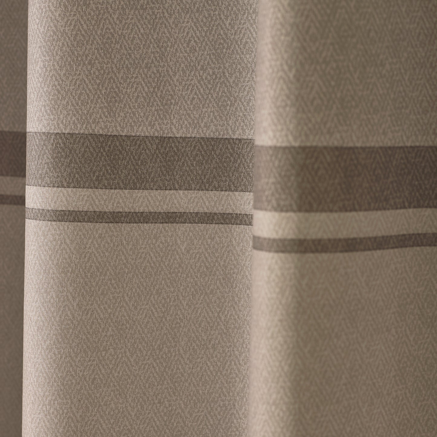 Catherine Lansfield Melville Lined Eyelet Curtains - Natural