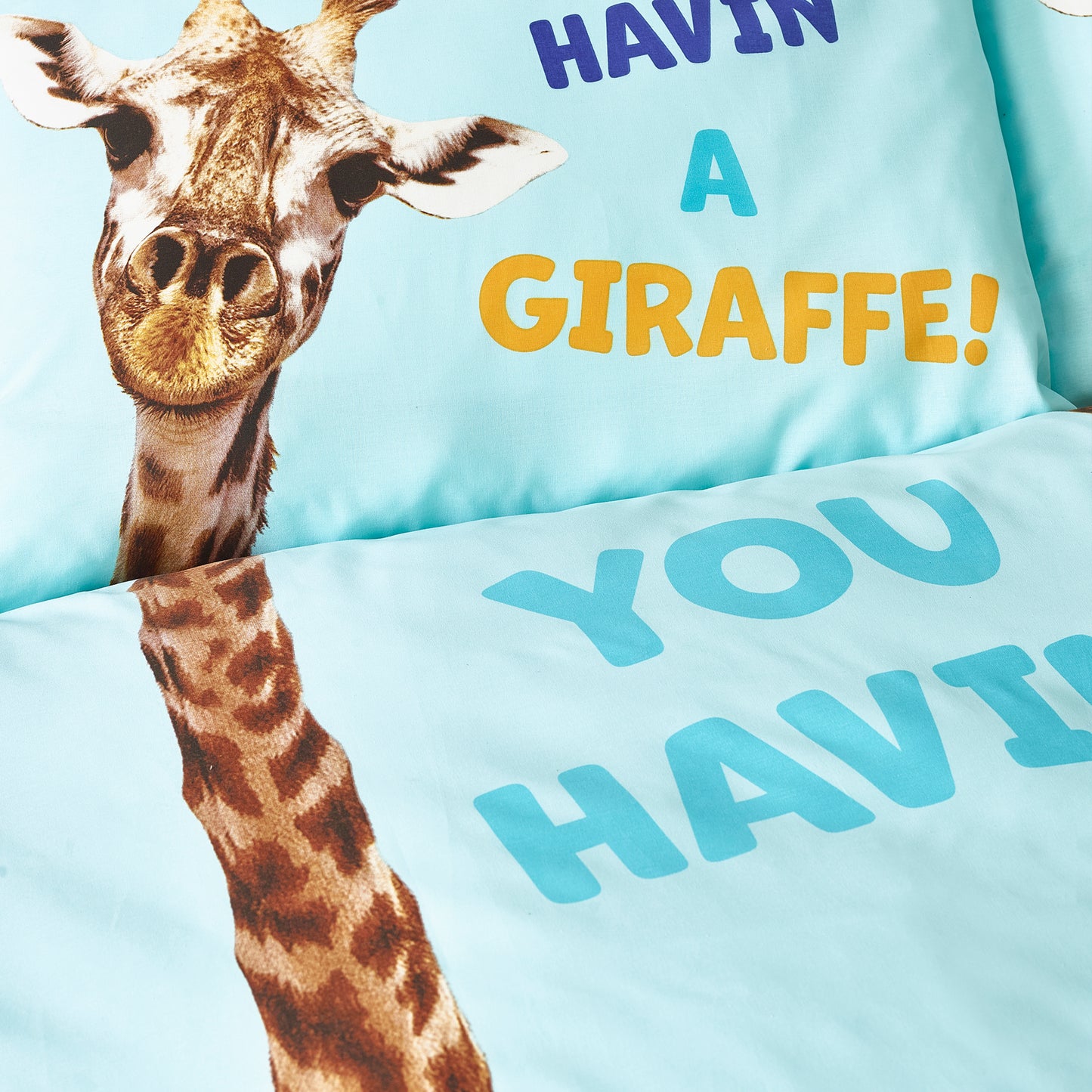 Catherine Lansfield Havin A Giraffe Duvet Cover Set