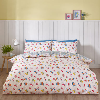Catherine Lansfield Riviera Tiles Duvet Cover Set