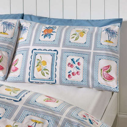 Catherine Lansfield Riviera Tiles Duvet Cover Set