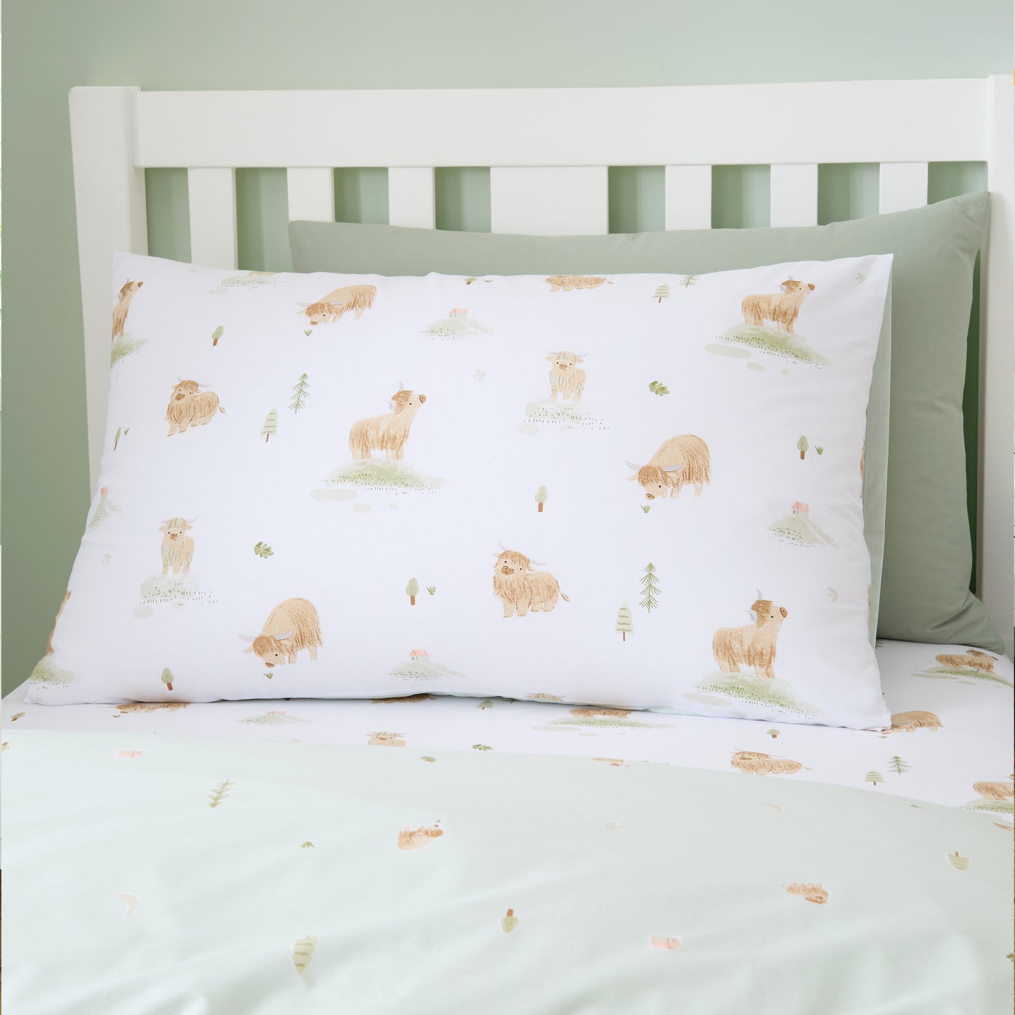 Bianca Mini Moo Duvet Cover Set - White