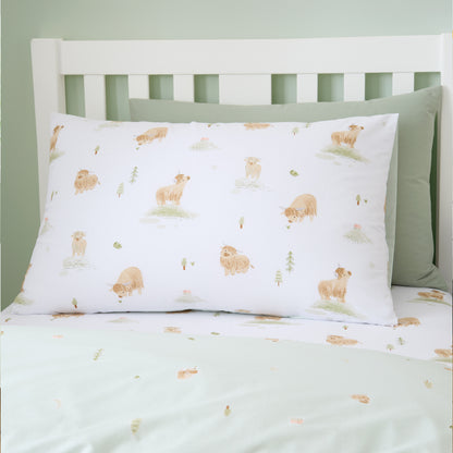 Bianca Mini Moo Duvet Cover Set - White
