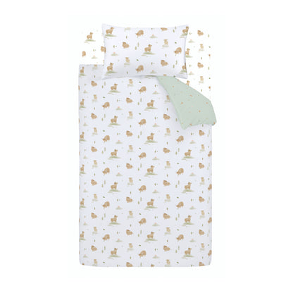 Bianca Mini Moo Duvet Cover Set - White