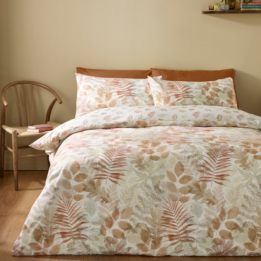Catherine Lansfield Autumn Leaves Duvet Cover Set